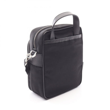 Prada Tessuto Saffiano Nylon Leather Shoulder Bag — view 2