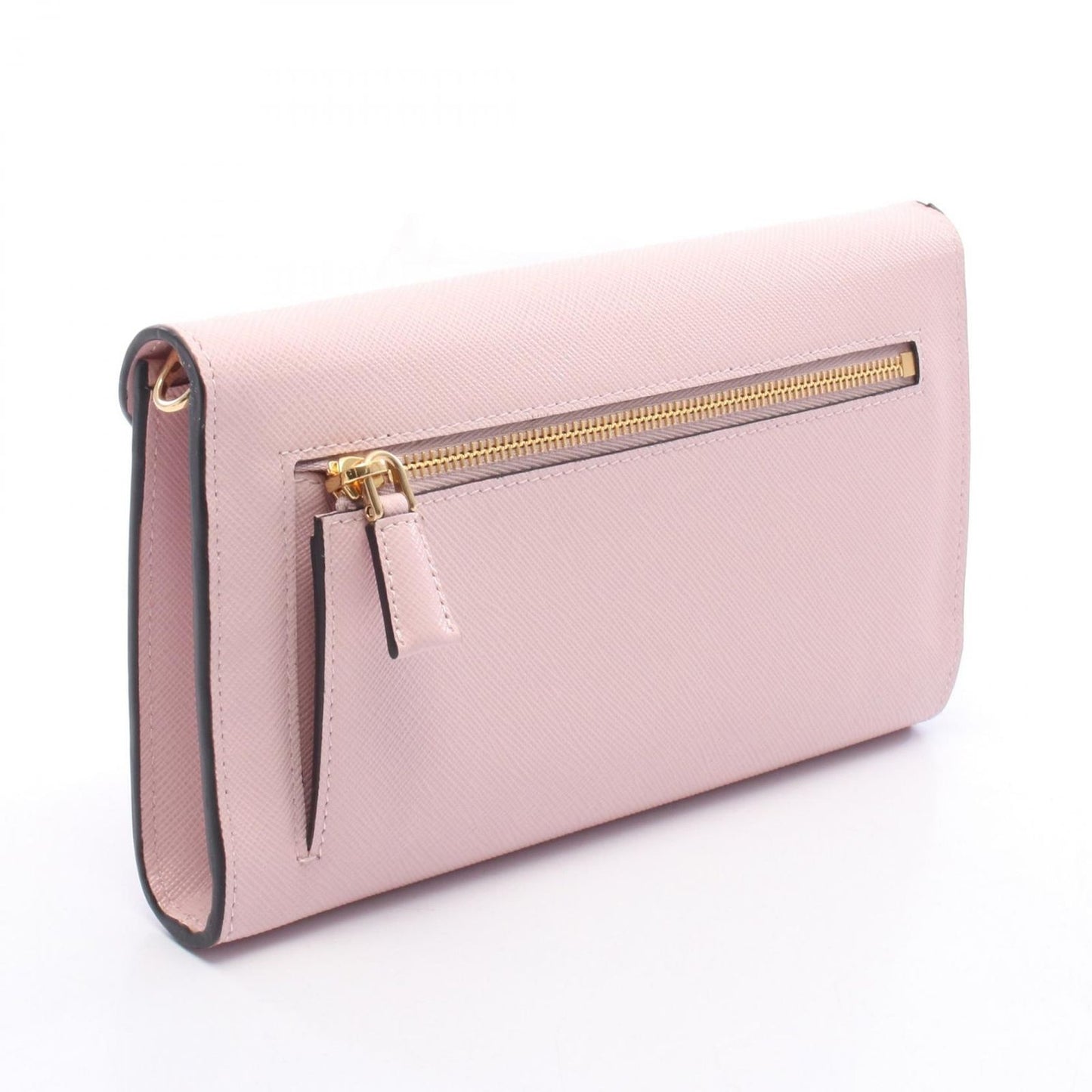 Prada Clutch Envelope Saffiano Leather Chain — view 2