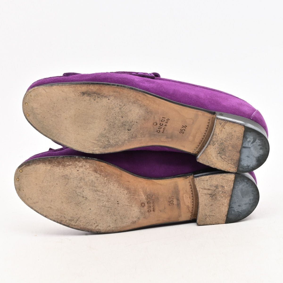 Gucci Loafers Purple Horsebit Moccasins — view 4