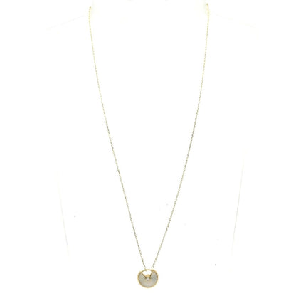 Cartier Necklace Amulette de Cartier XS 18k Yellow Gold White Mother of Pearl — view 2