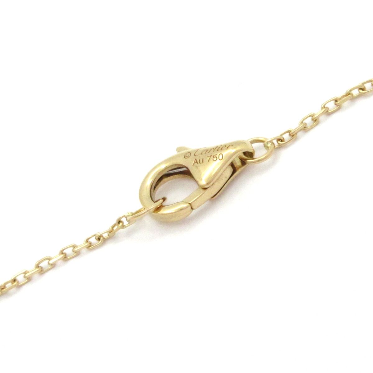 Cartier Necklace Amulette de Cartier XS 18k Yellow Gold White Mother of Pearl — view 4