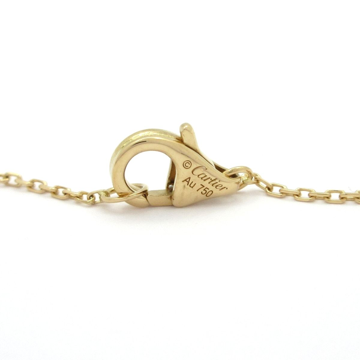Cartier Necklace Amulette de Cartier XS 18k Yellow Gold White Mother of Pearl — view 5