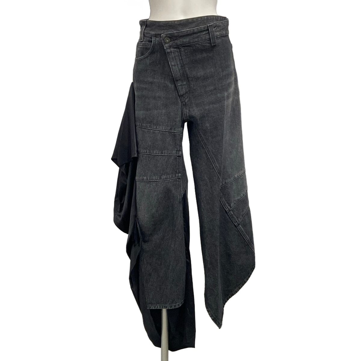 Loewe Jeans S Black Cotton Silk 36