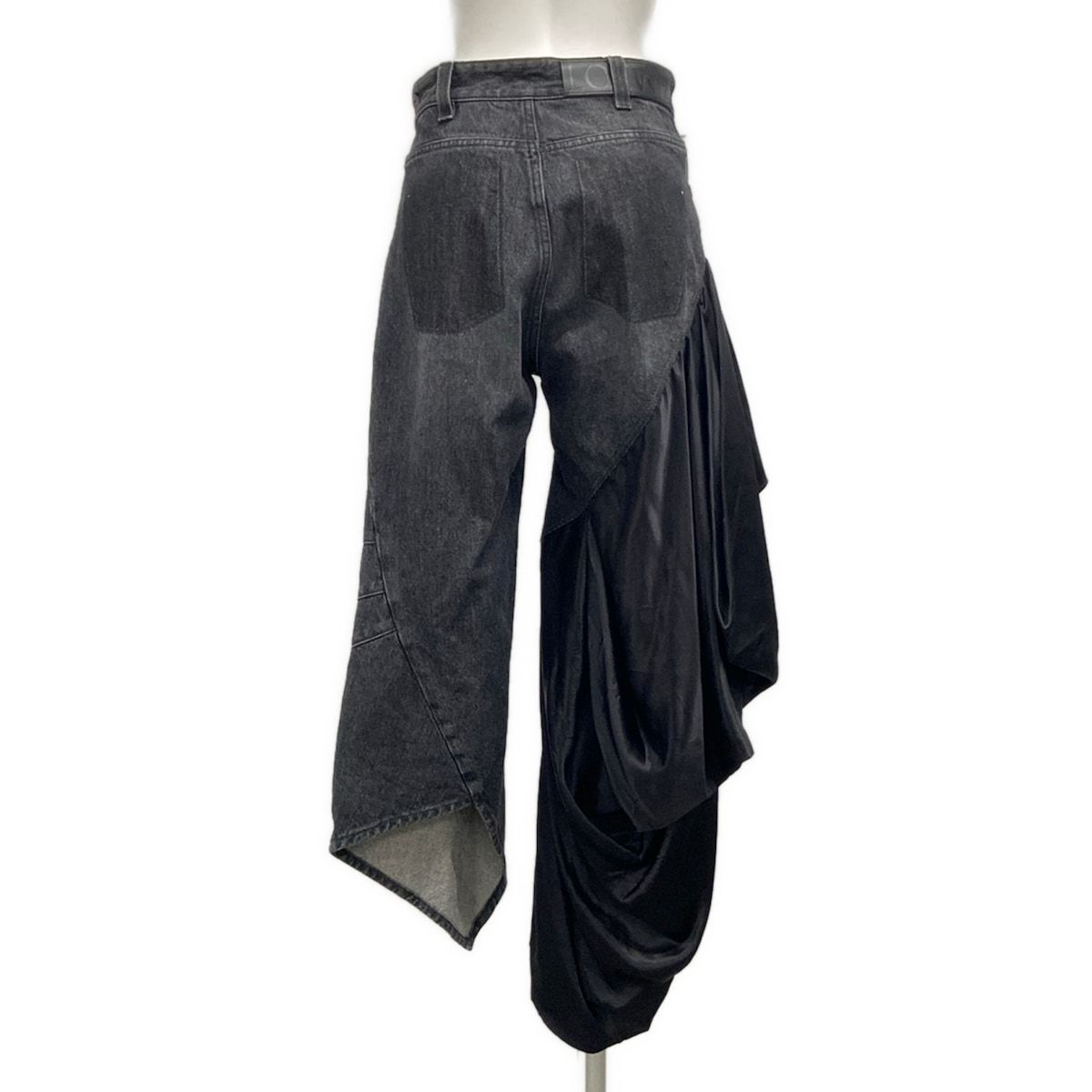 Loewe Jeans S Black Cotton Silk 36 — view 2
