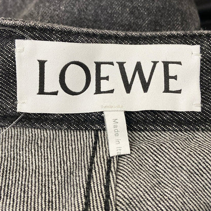 Loewe Jeans S Black Cotton Silk 36 — view 3
