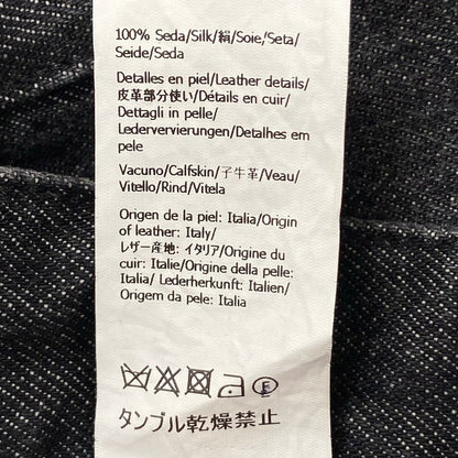 Loewe Jeans S Black Cotton Silk 36 — view 5