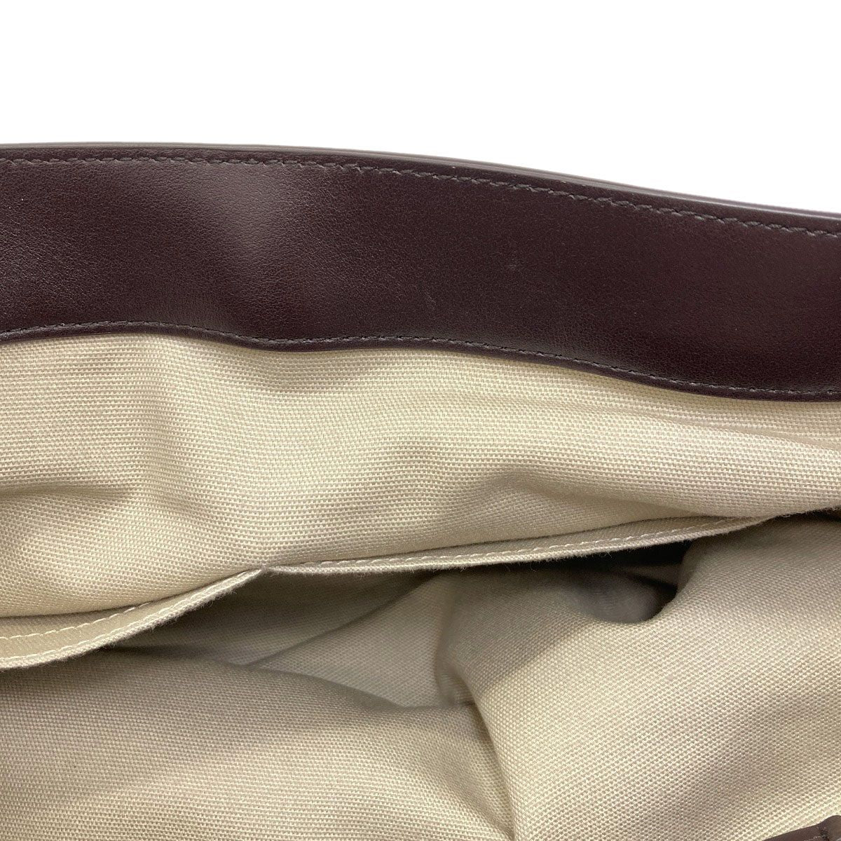 Bottega Veneta Arco Flap Messenger Shoulder Bag Canvas Leather — view 7