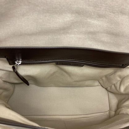 Bottega Veneta Arco Flap Messenger Shoulder Bag Canvas Leather — view 5