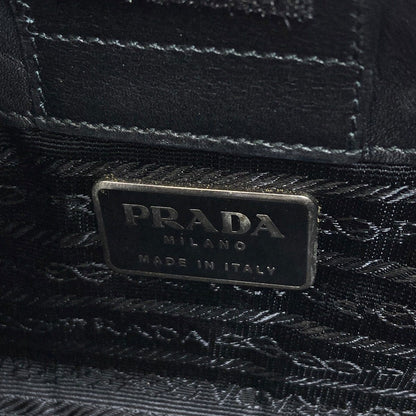 Prada Asymmetric Hobo Shoulder Bag Calfskin — view 6