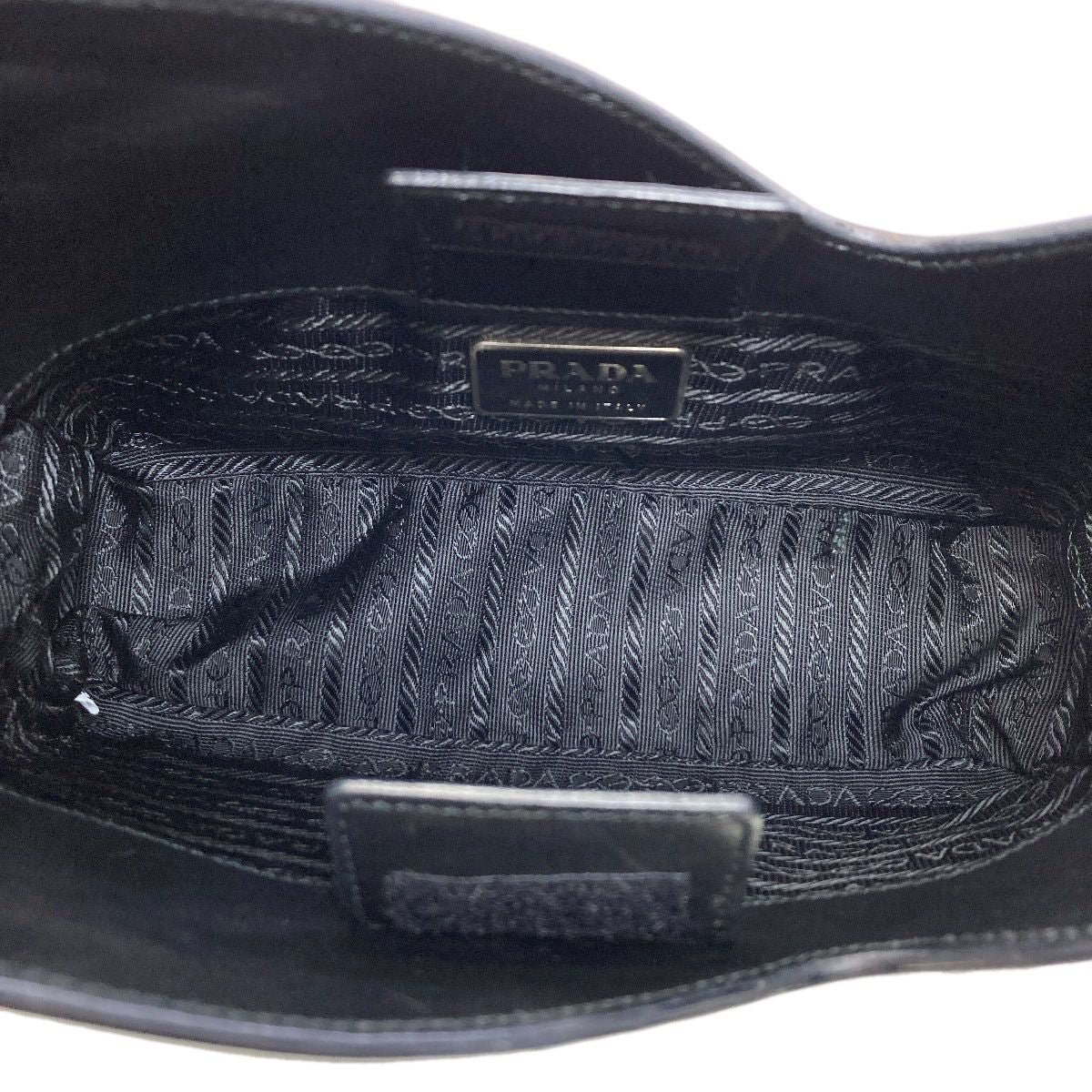 Prada Asymmetric Hobo Shoulder Bag Calfskin — view 5