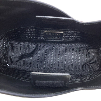 Prada Asymmetric Hobo Shoulder Bag Calfskin — view 5