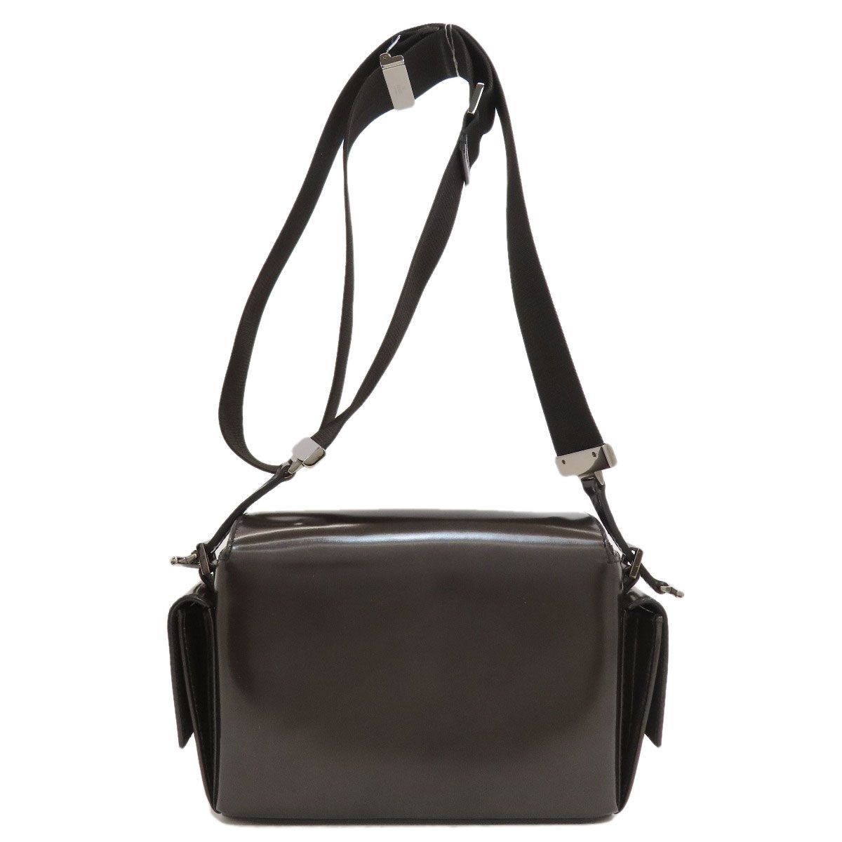 Gucci Logo Shoulder Bag Patent Leather — view 2