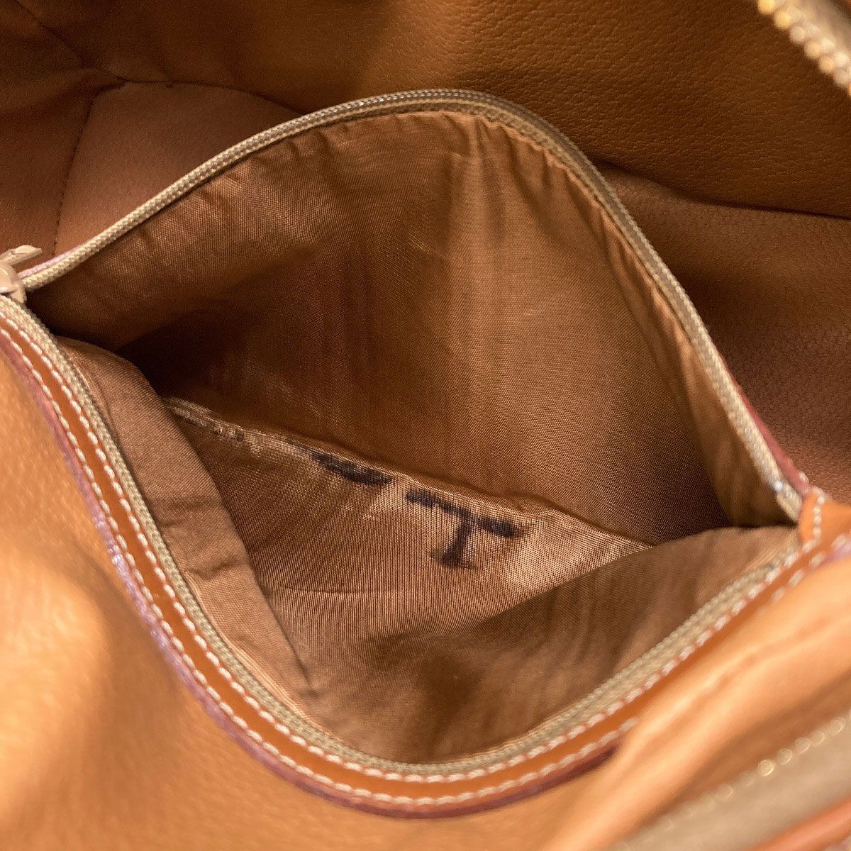 Celine Macadam Handbag Brown — view 8