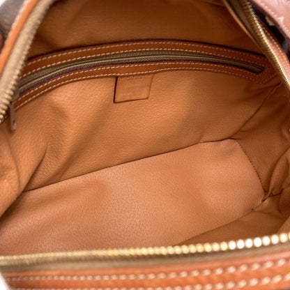 Celine Macadam Handbag Brown — view 5