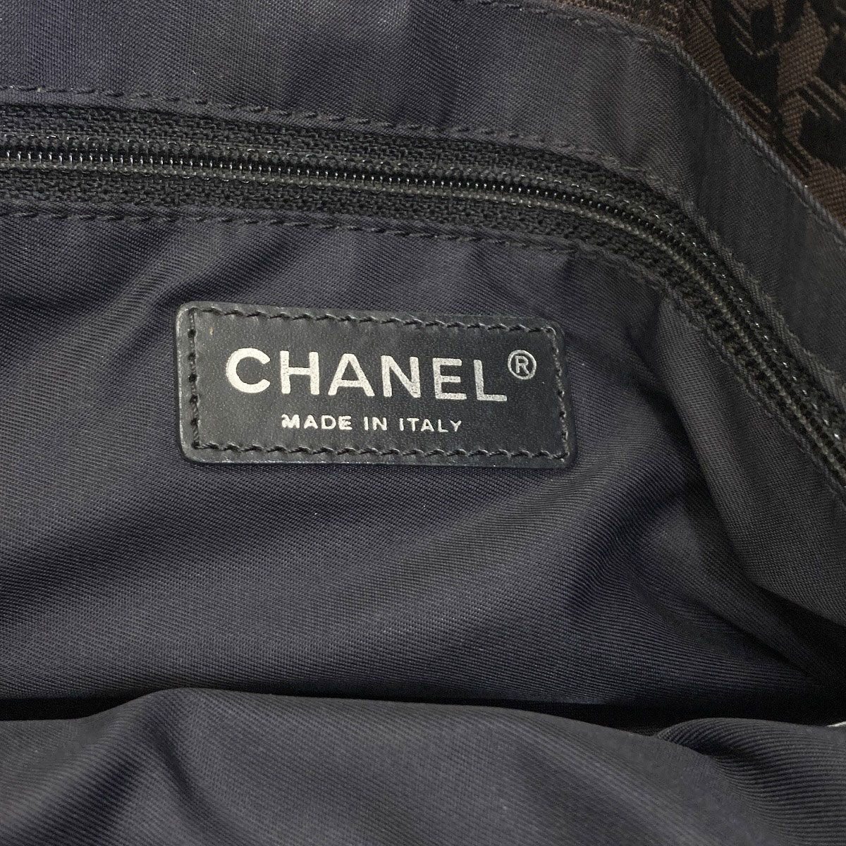Chanel New Travel Line PM Tote Nylon Jacquard — view 6
