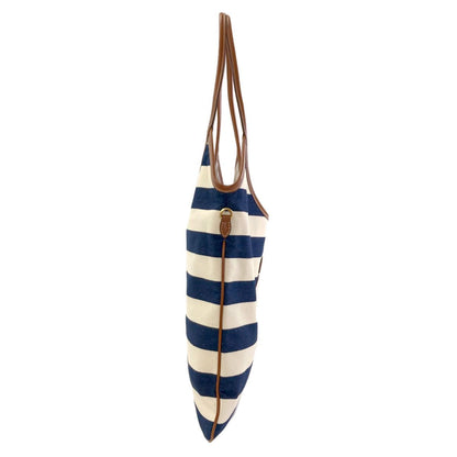 Miu Miu Ivy Border Tote Canvas Leather — view 3