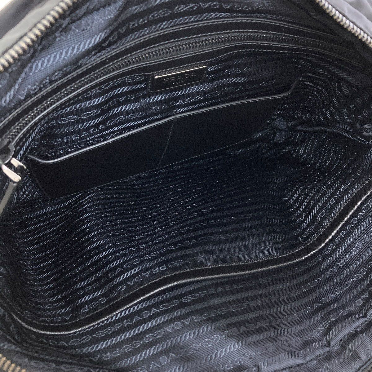 Prada Logo 2-Way Business Bag Nylon — view 5