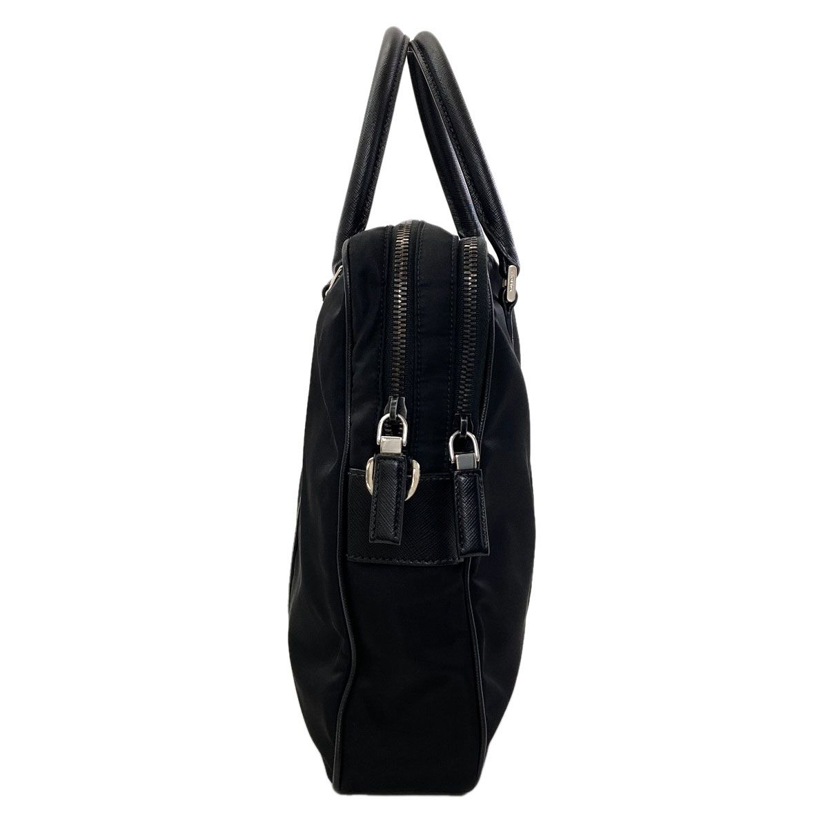 Prada Logo 2-Way Business Bag Nylon — view 3