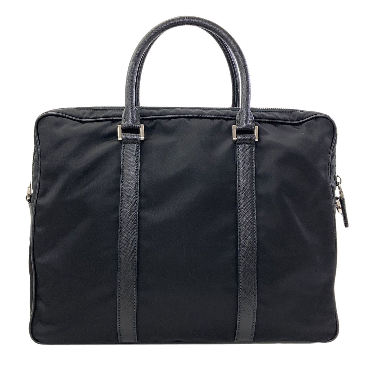 Prada Logo 2-Way Business Bag Nylon — view 2