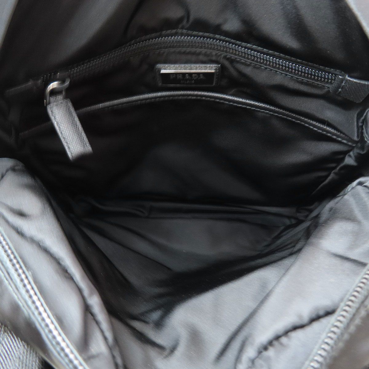 Prada Logo Backpack Nylon — view 5