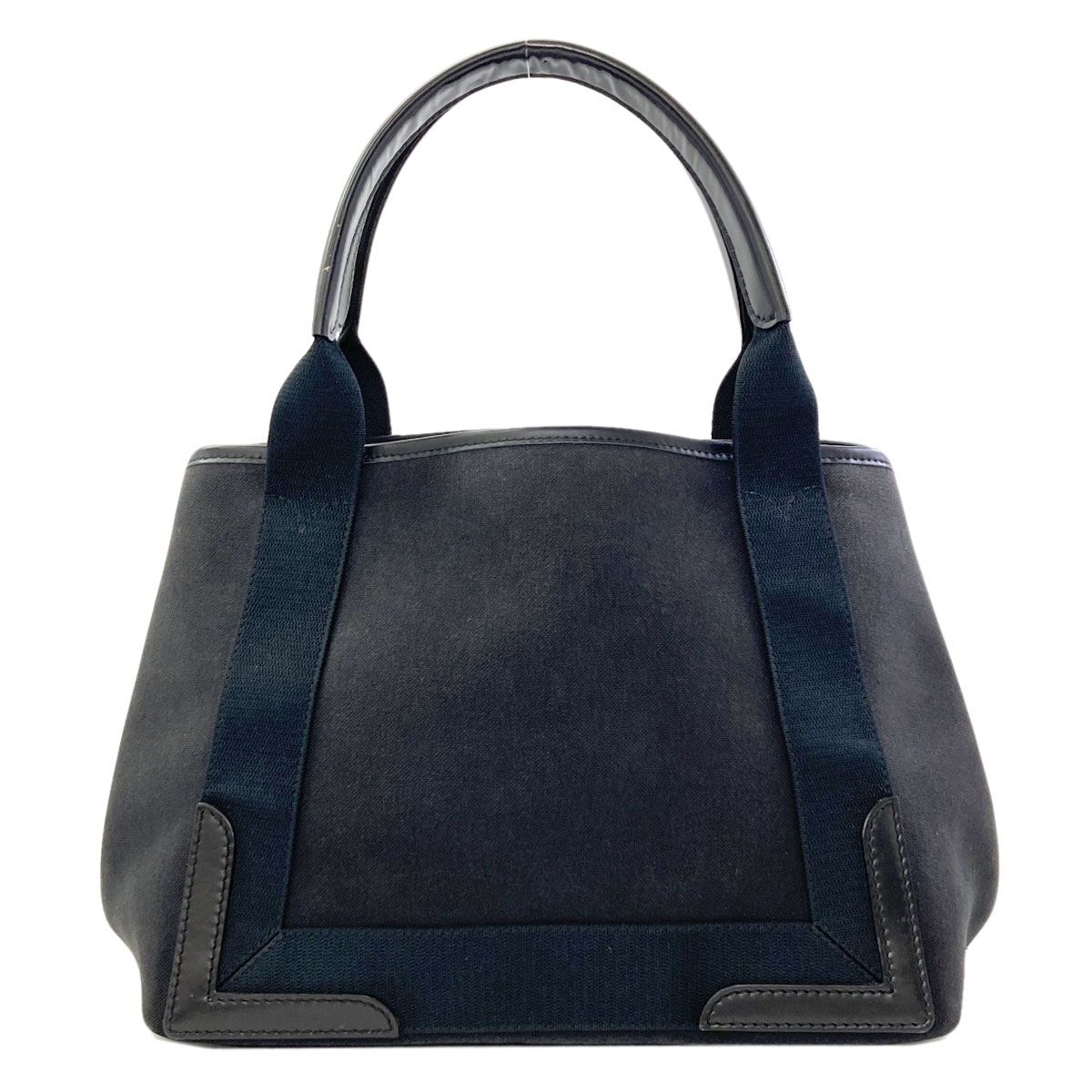 Balenciaga Navy Cabas Handbag Canvas — view 2