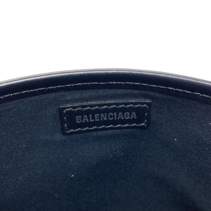 Balenciaga Navy Cabas Handbag Canvas — view 6