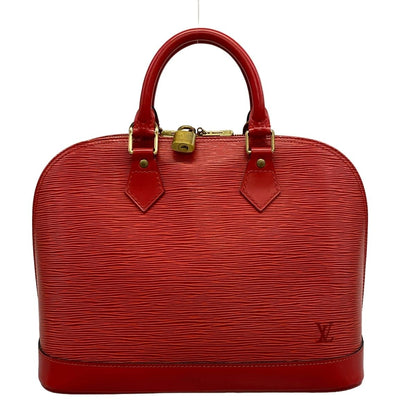 Louis Vuitton Handbag Epi Alma Castilian Red Leather