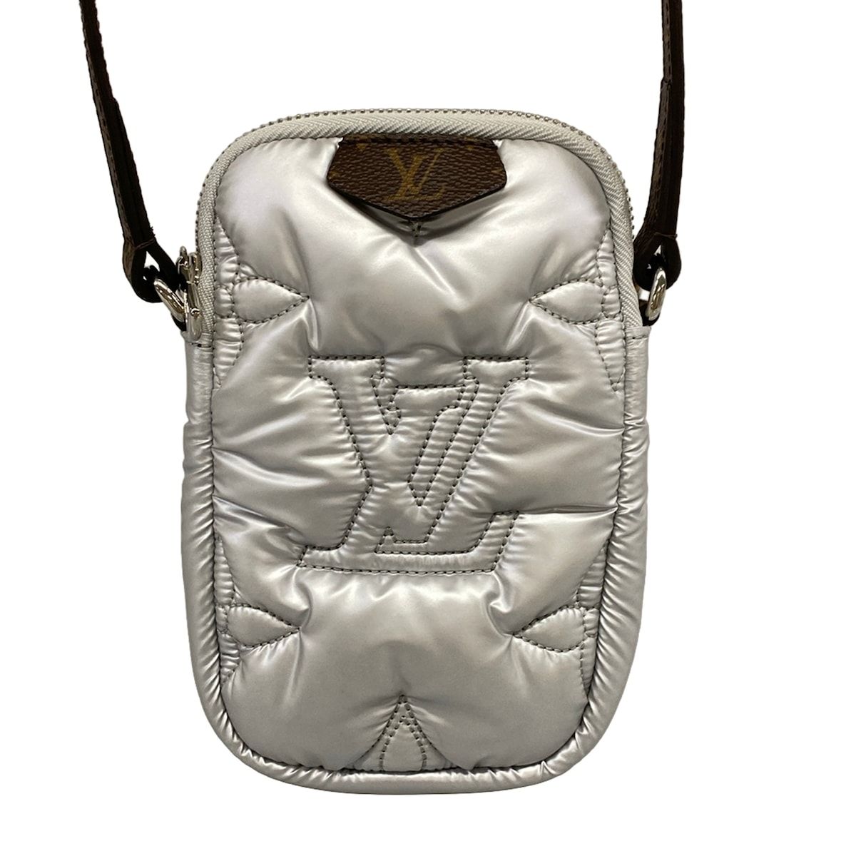 Louis Vuitton Shoulder Bag LV Pillow Phone Pouch Silver — view 3