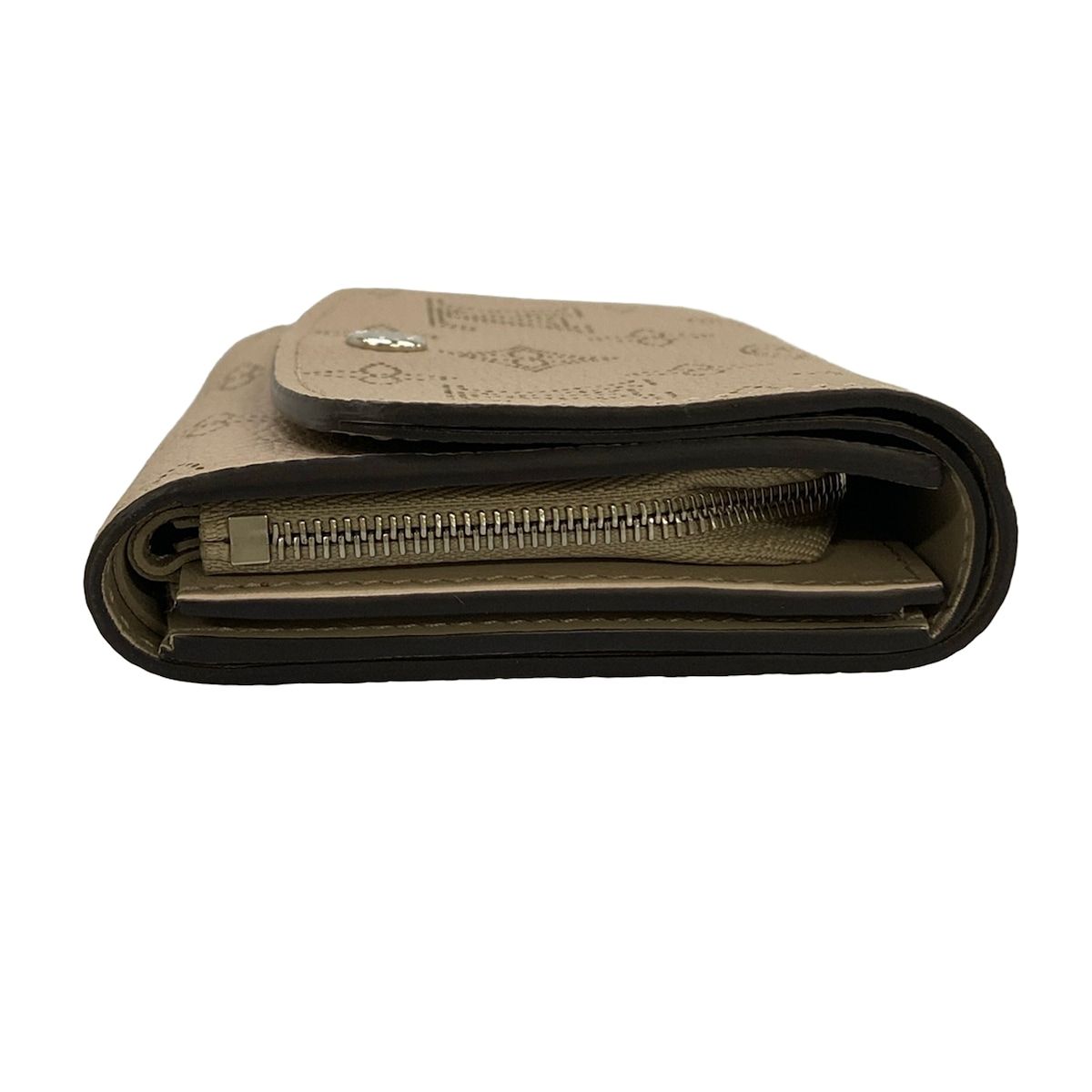 Louis Vuitton Bifold Wallet Mahina Portefeuille Iris Compact Galet Leather — view 7