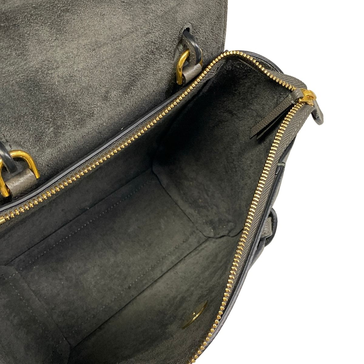 Celine Belt Bag Nano Dark Gray — view 7