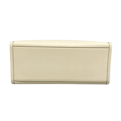 Fendi Tote Sunshine Medium Ivory Beige Leather — view 5