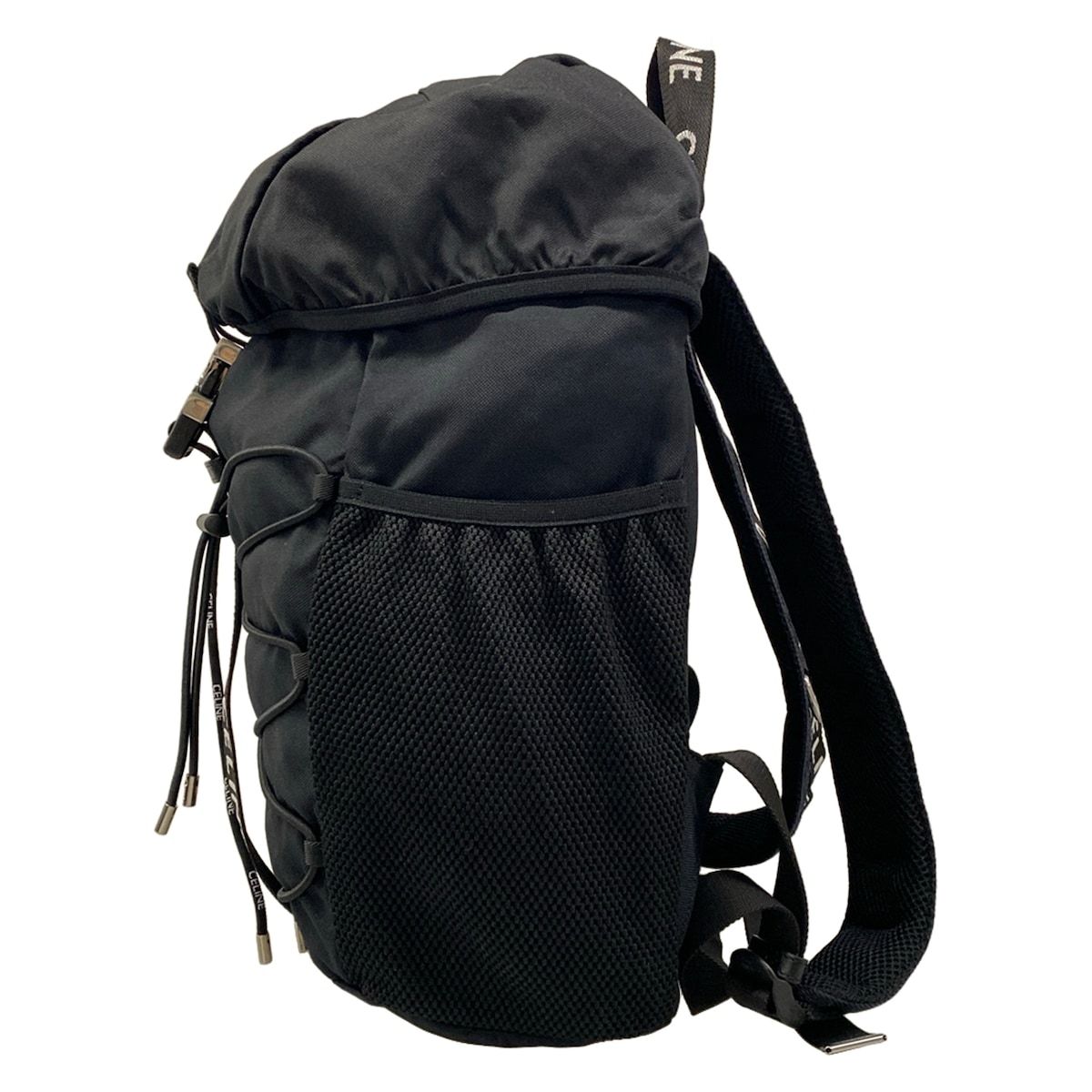 Celine Backpack Medium Trekking Black White — view 4