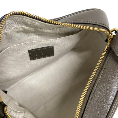 Gucci Shoulder Bag Blondie Khaki Stitch Tassel Leather — view 7