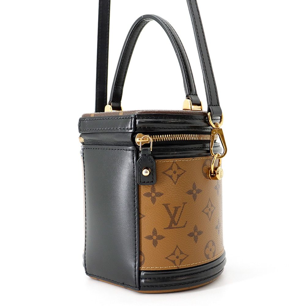 Louis Vuitton Monogram Reverse Cannes 2-Way Shoulder Bag Black — view 2