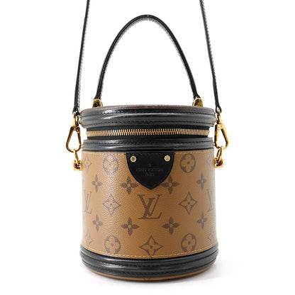 Louis Vuitton Monogram Reverse Cannes 2-Way Shoulder Bag Black