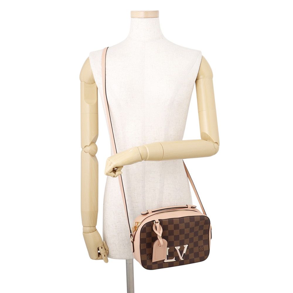 Louis Vuitton Shoulder Pouch Damier Ebene Santa Monica — view 4