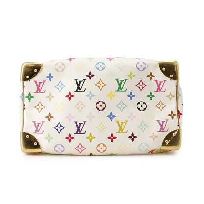 Louis Vuitton Handbag Monogram Multicolor Speedy 30 Bag White — view 3