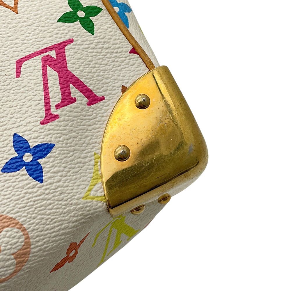 Louis Vuitton Handbag Monogram Multicolor Speedy 30 Bag White — view 6