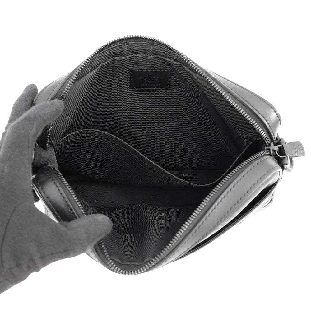 Louis Vuitton Shoulder Bag Monogram Shadow Duo Messenger Black — view 5