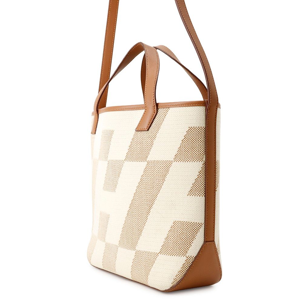 Hermes Tote H Ambie PM Gold Swift Toile H 2-Way — view 2