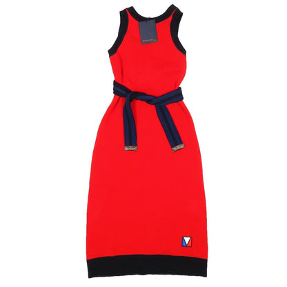 Louis Vuitton x America's Cup Sleeveless Dress Wrap Tie Design XS