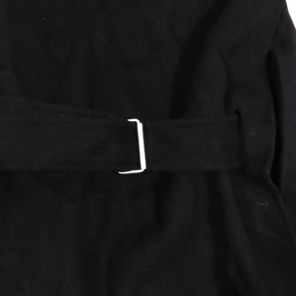 Dior Cashmere 100% Poncho Sleeveless Long Coat Logo Buckle Cape — view 4