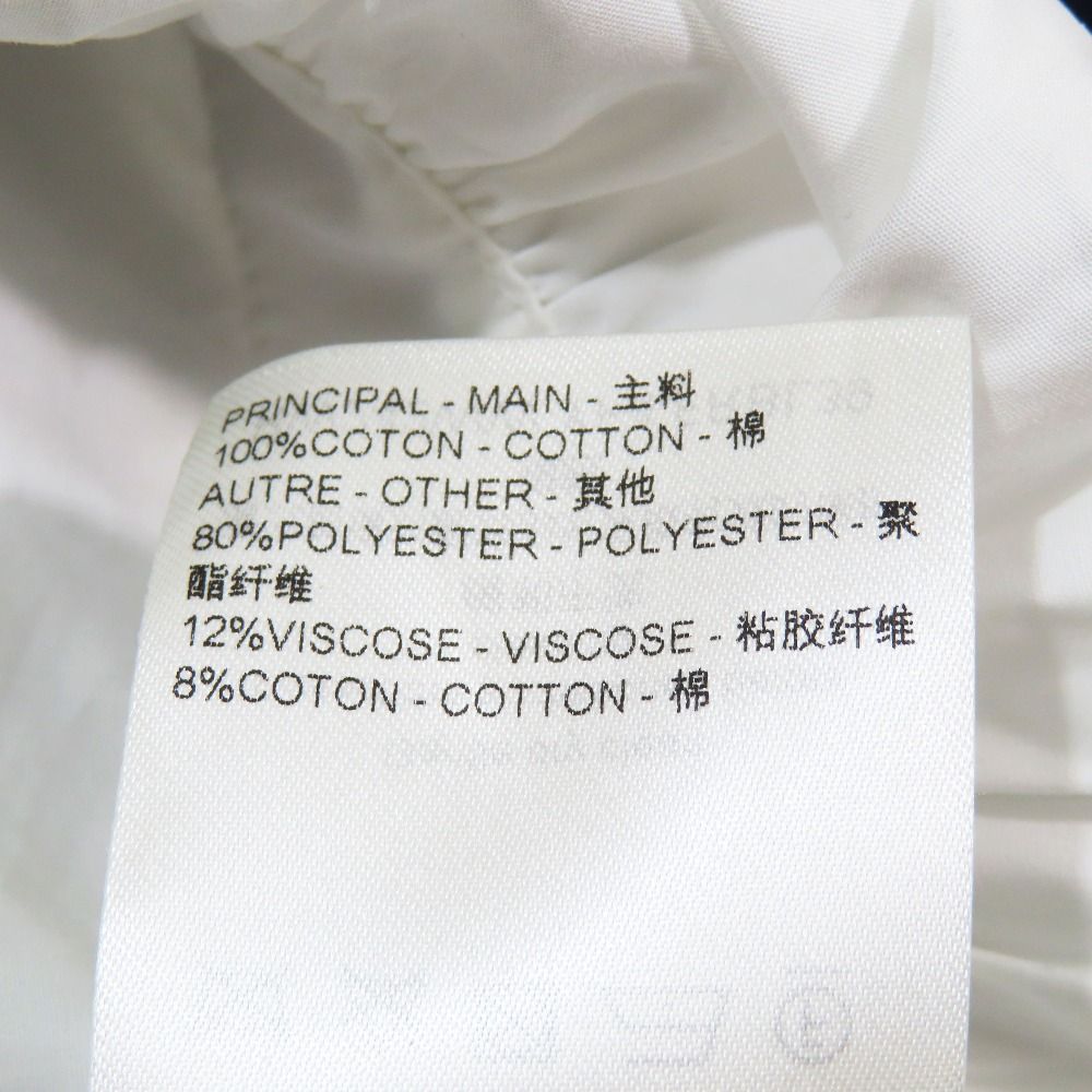 Louis Vuitton Monogram Graphic Trim Sleeveless Peplum Top Shirt Top White 34 — view 7