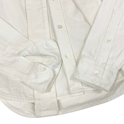 Loewe Denim Bow Tie Shirt White Cotton Blouse — view 6