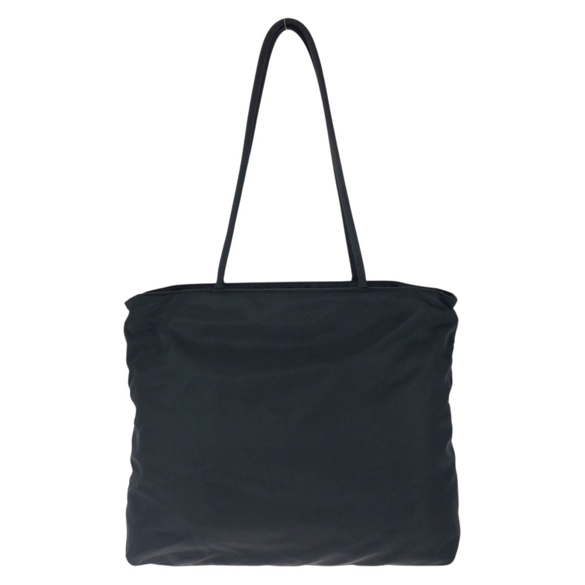 Prada Tessuto Black Silver Nylon Shoulder Bag — view 2