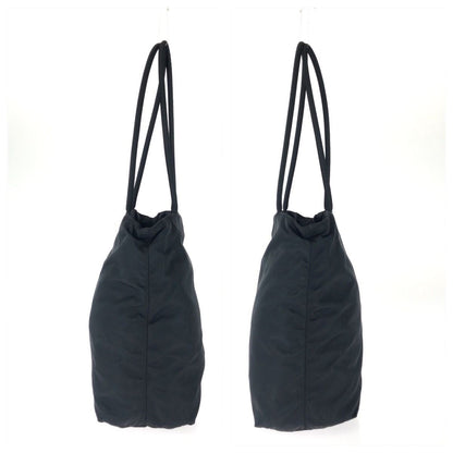 Prada Tessuto Black Silver Nylon Shoulder Bag — view 8