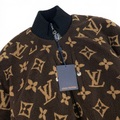 Louis Vuitton Reversible Monogram Fleece Jacket Brown — view 6