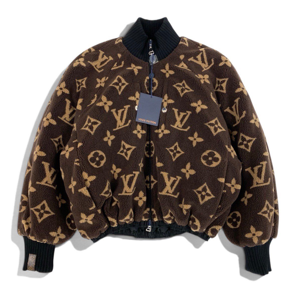 Louis Vuitton Reversible Monogram Fleece Jacket Brown — view 2