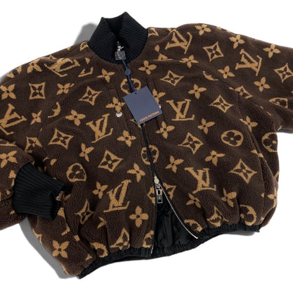 Louis Vuitton Reversible Monogram Fleece Jacket Brown — view 8