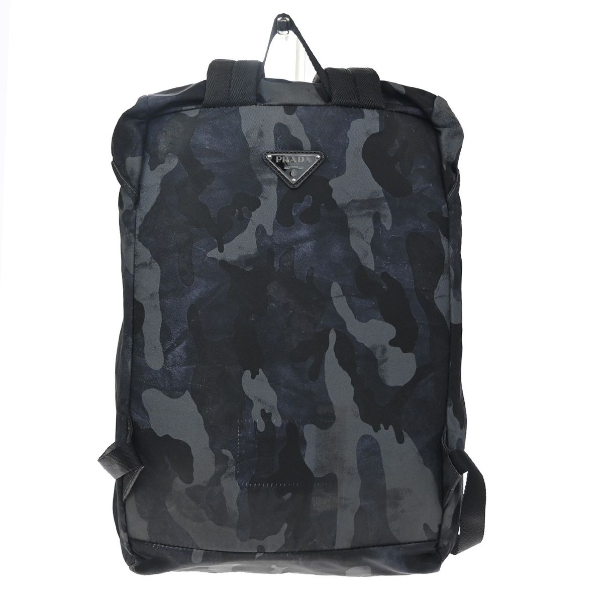 Prada Backpack Camouflage Nylon Blue — view 3